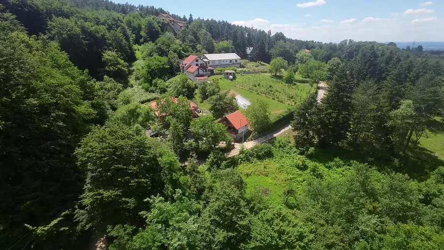 Šume i livade Rudnika iz vazduha
